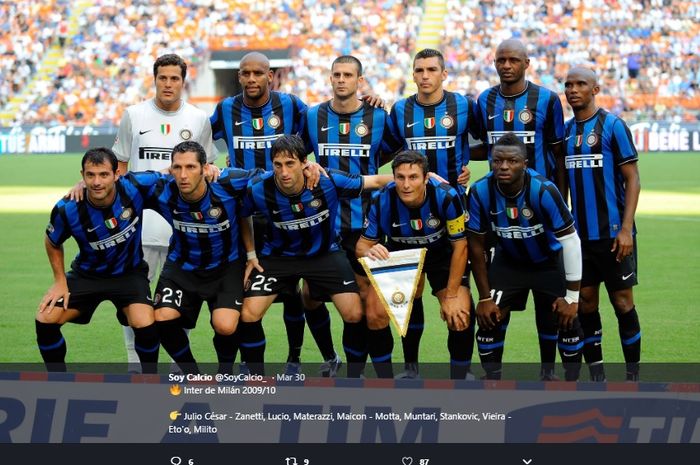 Para punggawa Inter Milan pada musim 2009-2020