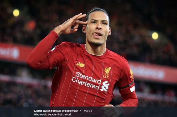 Bek tengah Liverpool, Virgil van Dijk.