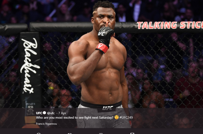 Petarung UFC asal Kamerun, Francis Ngannou.