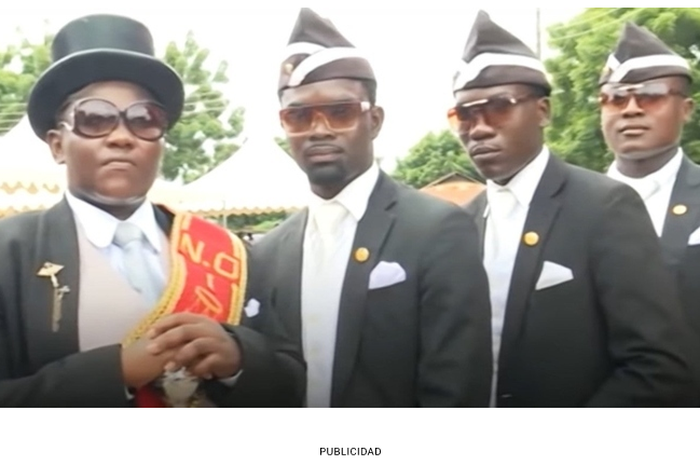 Para penari Pallbearers Dancing dari Ghana yang sedang viral di media sosial.