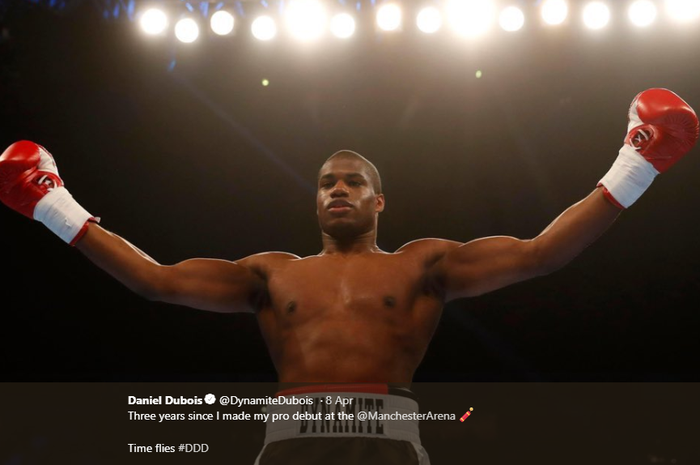 Petinju Inggris, Daniel Dubois. Dia dikenal sebagai titisan Mike Tyson lantaran memiliki pukulan keras seperti pendahulunya. 