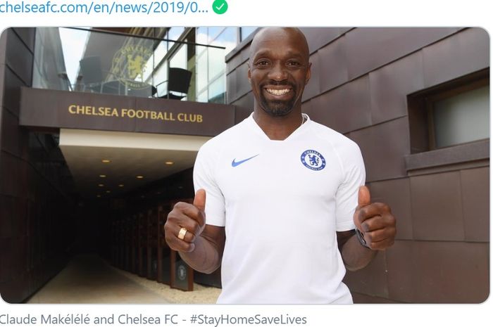 Eks gelandang Chelsea, Claude Makelele.