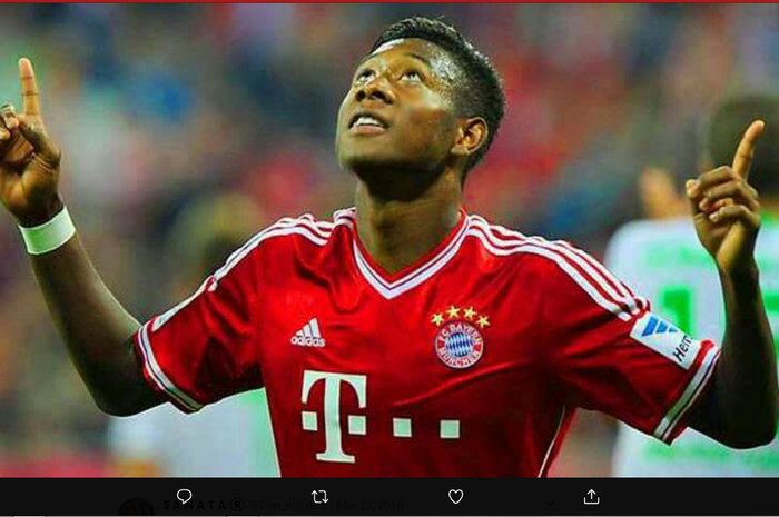 David Alaba mengukir pencapaian spesial ketika Bayern Muenchen ditahan imbang 1-1 Atletico Madrid pada matchday kelima Grup A Liga Champions 2020-2021, Rabu (2/12/2020) dini hari WIB.