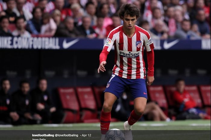 Penyerang Atletico Madrid, Joao Felix.