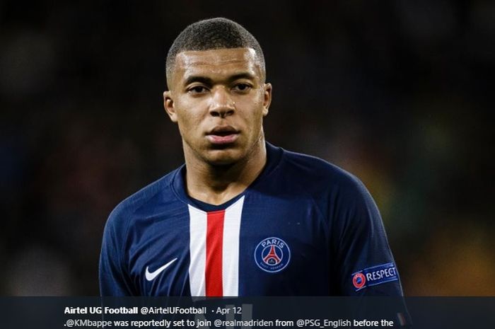 Penyerang muda milik Paris Saint-Germain, Kylian Mbappe yang dikabarkan begitu berhasrat gabung dengan Real Madrid.