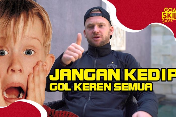 Melvin Platje menceritakan lima gol favoritnya ketika tampil bersama Bali United