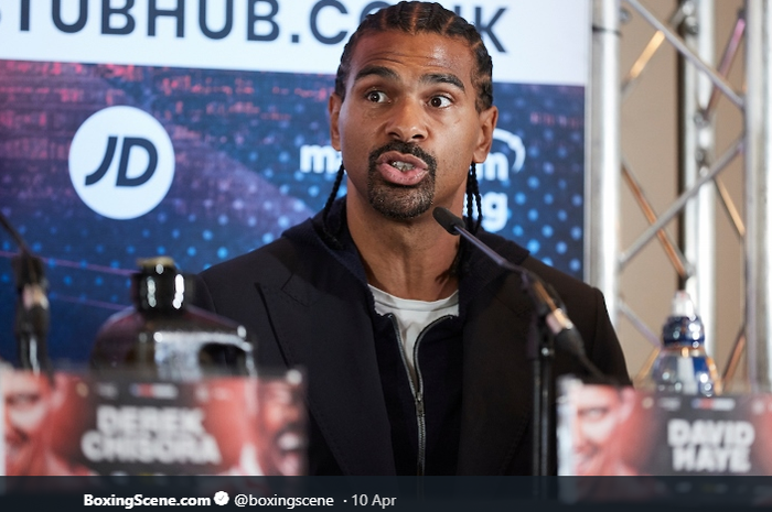 Mantan petinju asal Inggris, David Haye. 