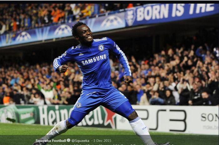 Michael Essien saat di Chelsea.