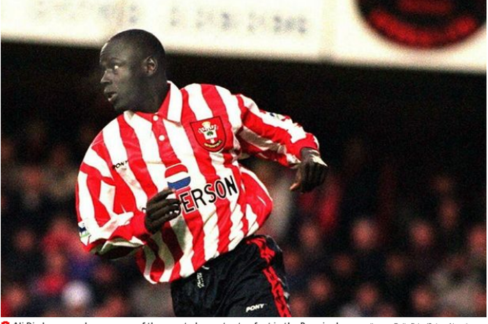 Ali Dia, pemain Southampton yang hanya dikontrak selama satu bulan dan dipecat setelah dua minggu bermain di Liga Inggris.