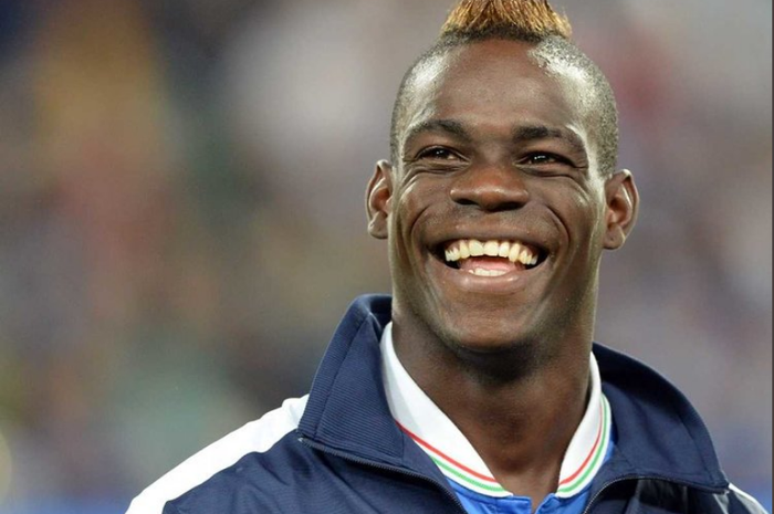 Penyerang Italia, Mario Balotelli.