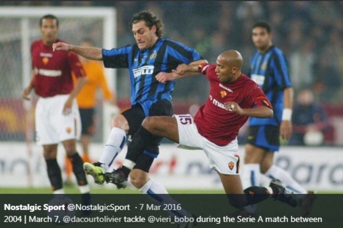 Christian Vieri saat membela Inter Milan.