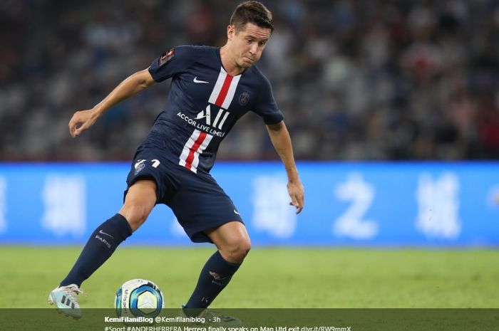 Mantan gelandang tengah Manchester United yang kini bermain untuk Paris Saint-Germain (PSG), Ander Herrera.