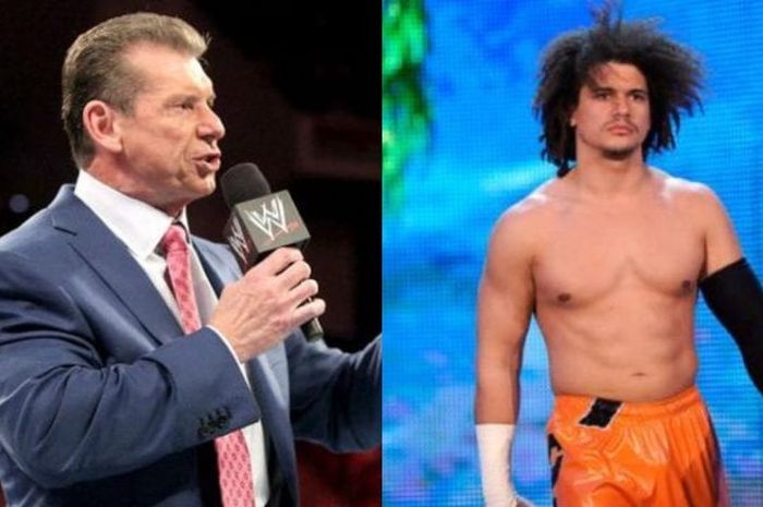 Vince McMahon (kiri) dan Carlito (kanan)