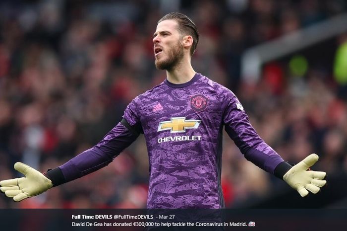 Kiper utama Manchester United, David de Gea, dikabarkan berniat dijual pada musim depan.