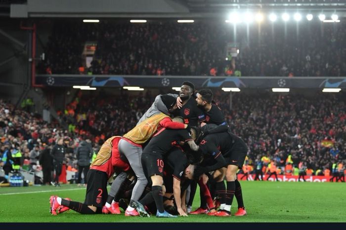 Atletico Madrid berhasil menyingkirkan Liverpool pada babak 16 besar Liga Champions 2019-2020.