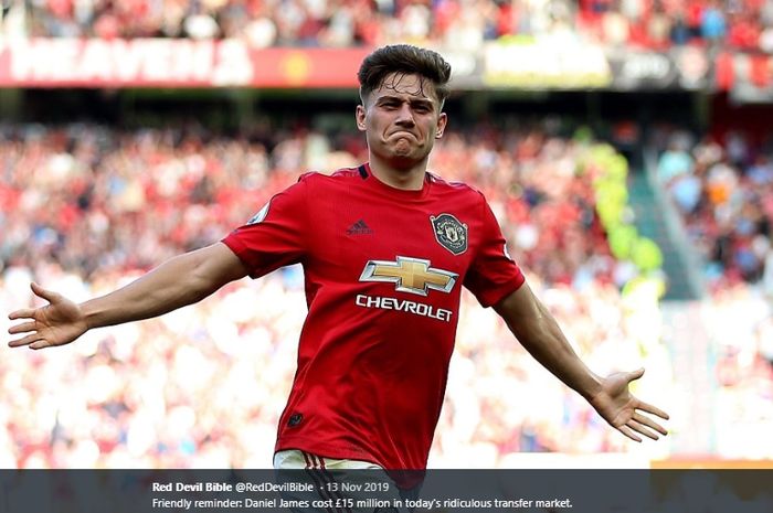 Winger muda Manchester United asal Wales, Daniel James.