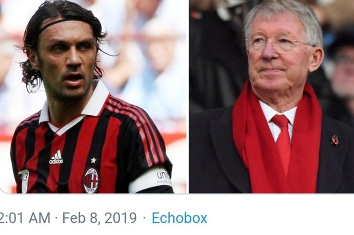 Sir Alex Ferguson gagal memboyong pemain legendaris AC Milan, Paolo Maldini, ke Manchester United.