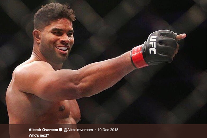 Petarung kelas berat UFC, Alistair Overeem.