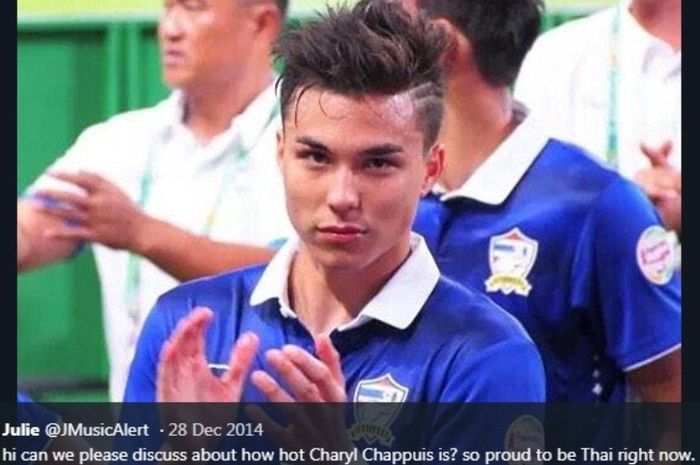 Pemain  timnasThailand,Charyl Chappuis.