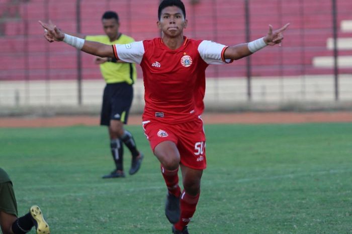 Kiper Persija Jakarta U-16, Cahya Supriadi.