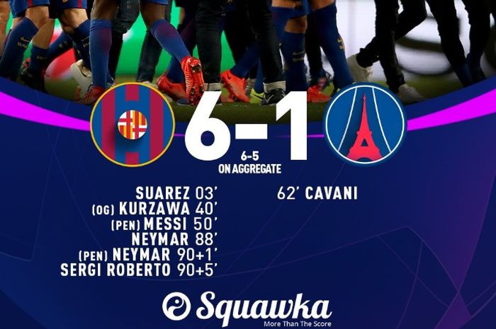 Kemenangan 6-1 Barcelona atas PSG di Liga Champions pada 2017 kini resmi masuk kamus Prancis.