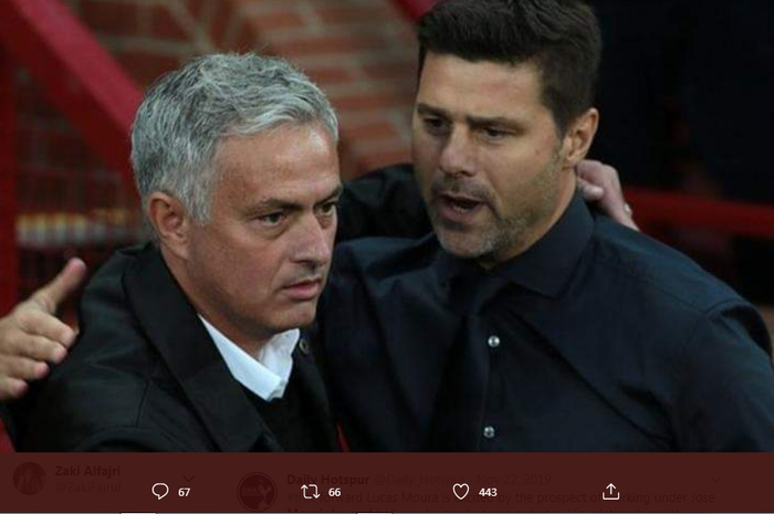 Mauricio Pochettino dan Jose Mourinho memiliki hubungan yang baik saat masih sama-sama menukangi klub Liga Spanyol.