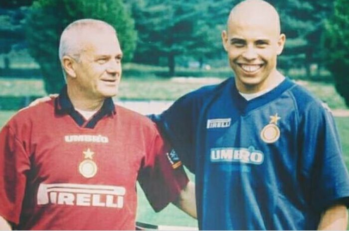 Luigi Simoni dan Ronaldo.