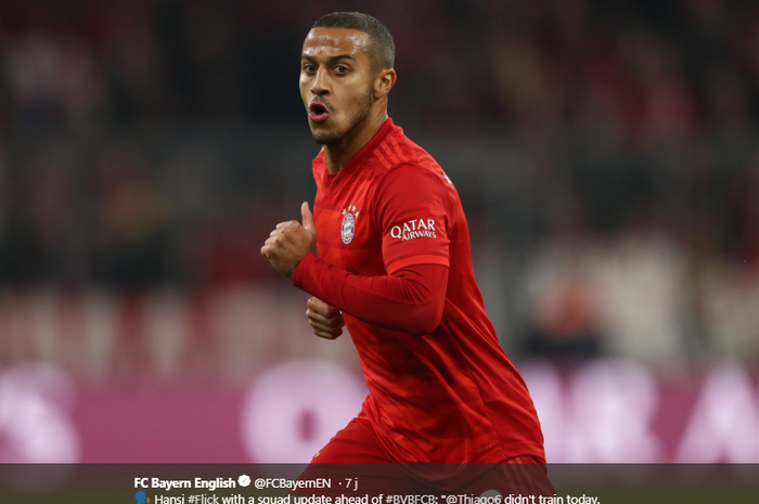 Gelandang andalan Bayern Muenchen, Thiago Alcantara, dirumorkan akan bergabung dengan Liverpool.