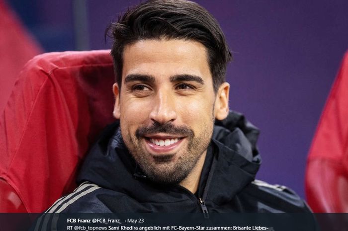 Gelandang tengah milik Juventus, Sami Khedira.