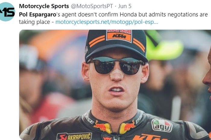 Agen Pol Espargaro membantah kesepakatan dengan Repsol Honda tetapi membenarkan adanya pembicaraan dengan kliennya.