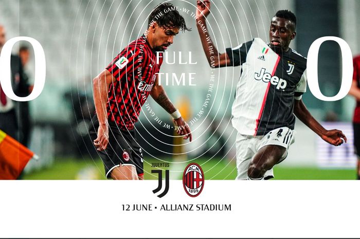 Lucas Paqueta, tidak menciptakan peluang gol dalam laga AC Milan melawan Juventus pada leg kedua semifinal Coppa Italia, Jumat (12/6/2020) di Allianz Stadium Turin. 