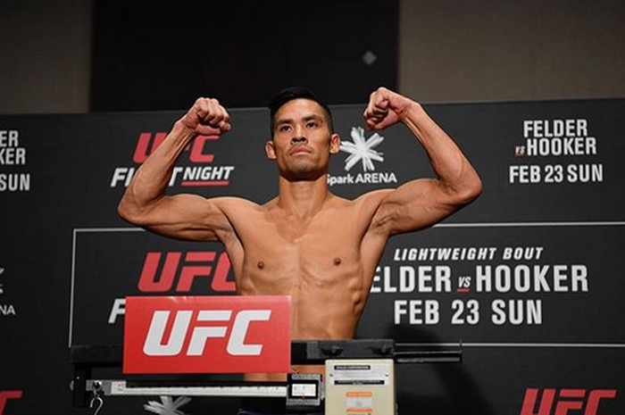 Petarung asal Amerika Serikat, Tyson Nam berhasil membuat KO brutal cepat pada UFC Vegas 2 Minggu (10/6/2020) pagi WIB.