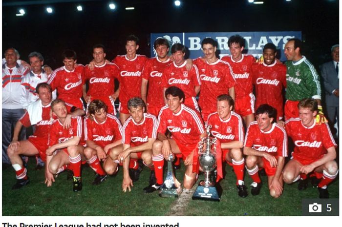 Liverpool juara Liga Inggris era First Division musim 1989-1990. Di era Premier League, Liverpool belum pernah juara. 