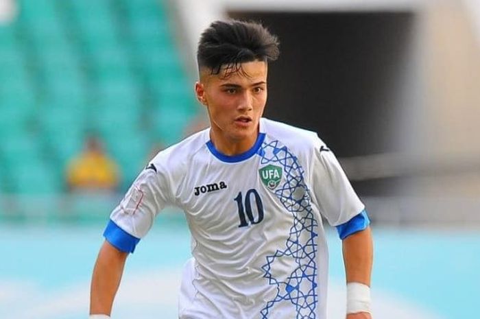 Gelandang timnas U-19 Uzbekistan, Jasurbek Jaloliddinov