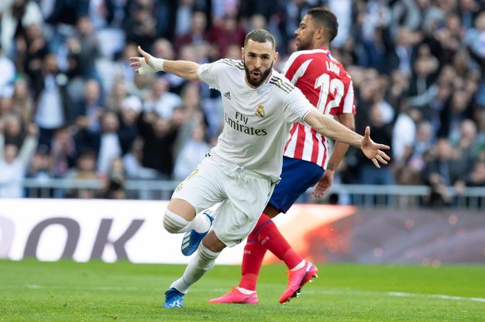 Bomber Real Madrid, Karim Benzema.