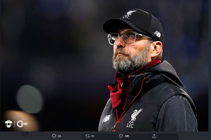 Pelatih Liverpool, Juergen Klopp.