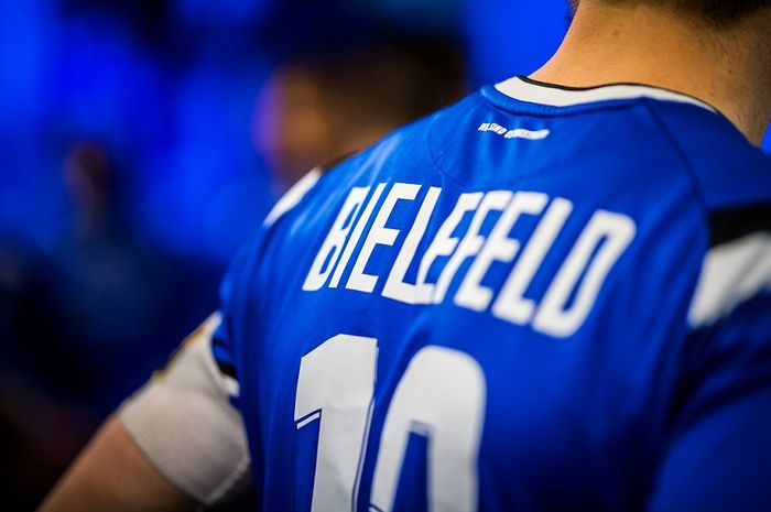 Arminia Bielefeld, berhasil promosi ke Bundesliga 2020-2021.