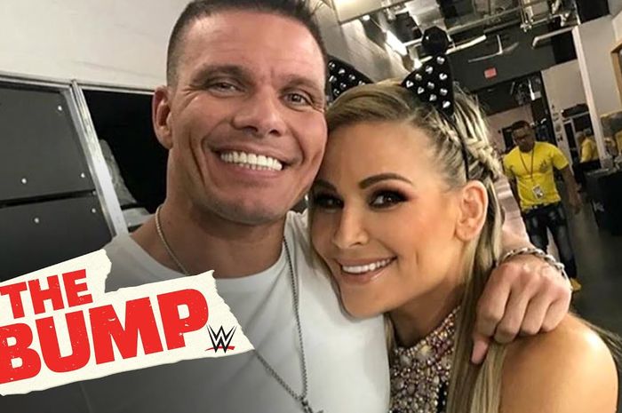 Tyson Kidd bersama sang istri, Natalya.