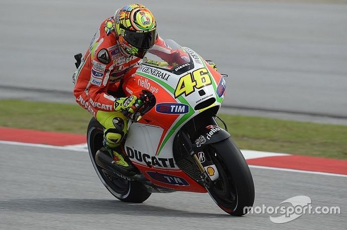 Valentino Rossi saat membela Ducati.