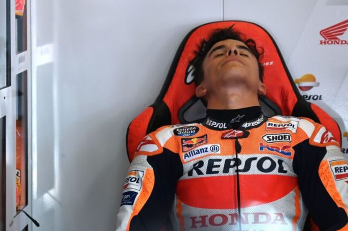 Pembalap Repsol Hondal, Marc Marquez .