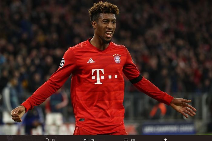 Winger Bayern Muenchen asal Prancis, Kingsley Coman, dikabarkan menjadi target Manchester United pada bursa transfer musim panas 2020.