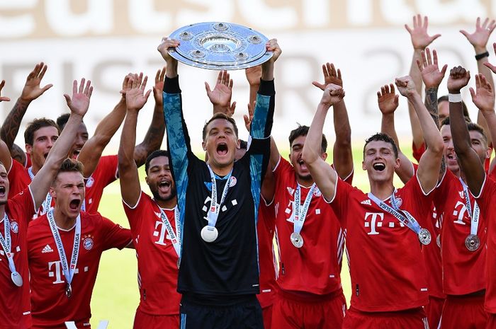 Bayern Muenchen, juara Bundesliga 2019-2020.