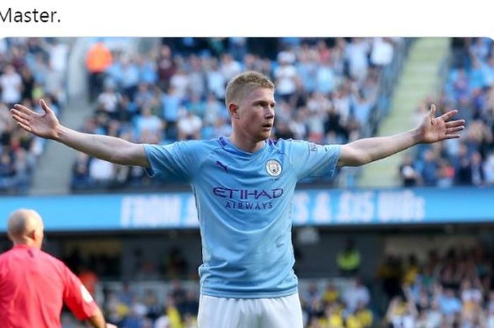 Gelandang Manchester City, Kevin De Bruyne.