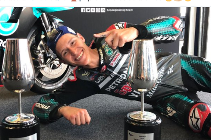 Pembalap Petronas Yamaha SRT, Fabio Quartararo