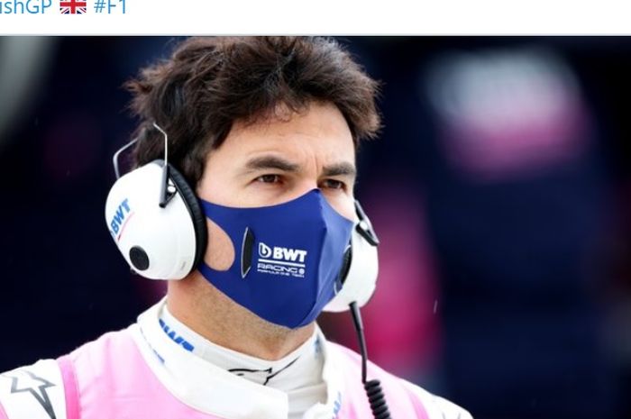 Pembalap Racing Point, Sergio Perez, terpaksa melewatkan seri balap Formula 1 GP Inggris karena positif mengidap Covid-19.