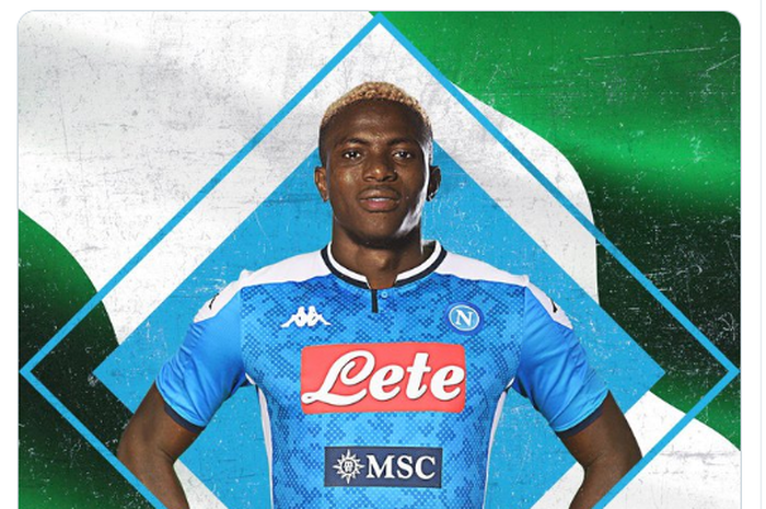 Pemain anyar Napoli, Victor Osimhen.