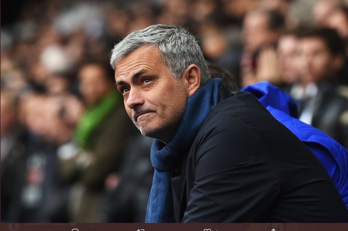 Pelatih Tottenham Hotspur, Jose Mourinho.