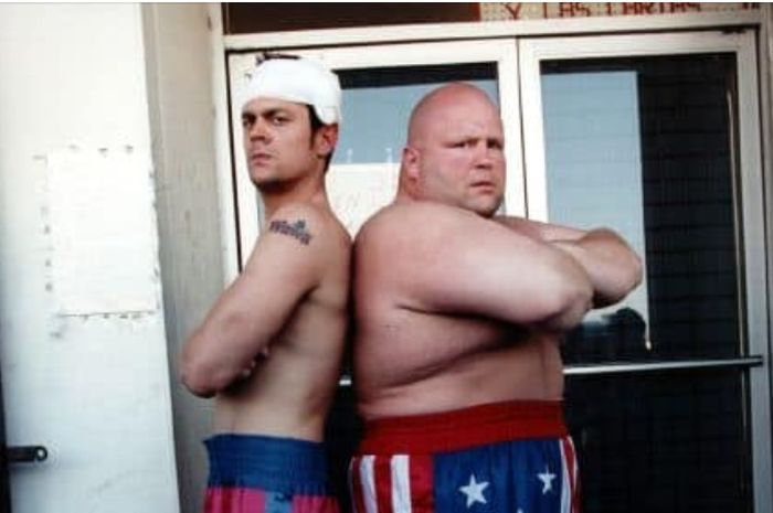 Johnny Knoxville dan Butterbean.