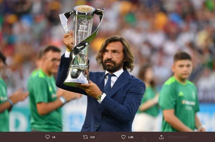 Andrea Pirlo resmi menjabat sebagai pelatih baru Juventus dengan kontrak dua tahun.