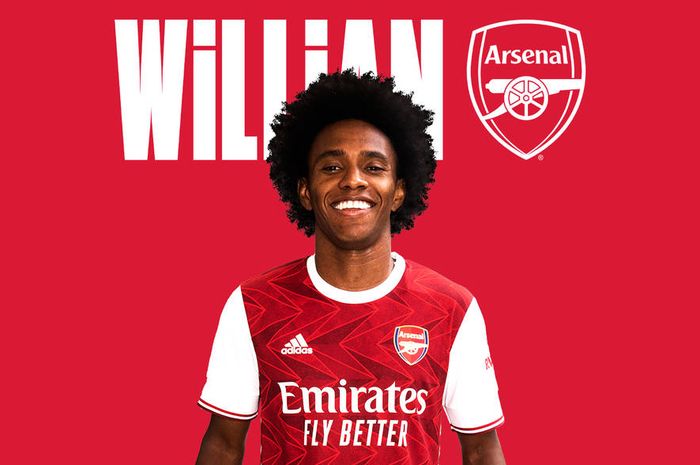 Willian Borges resmi ke Arsenal